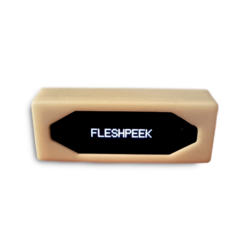 FleshPeek — resin pull shell for PeekSmith 3