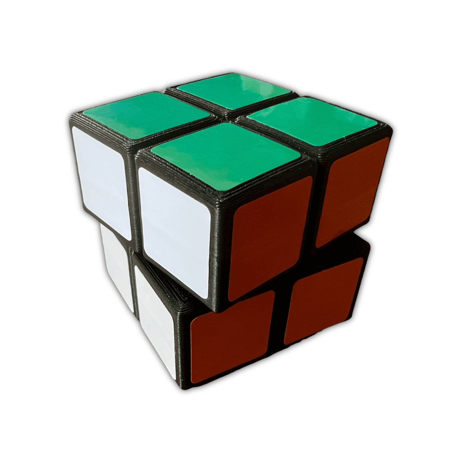 Twisting Magic Cube Shell — hides a 16mm Spotted Dice